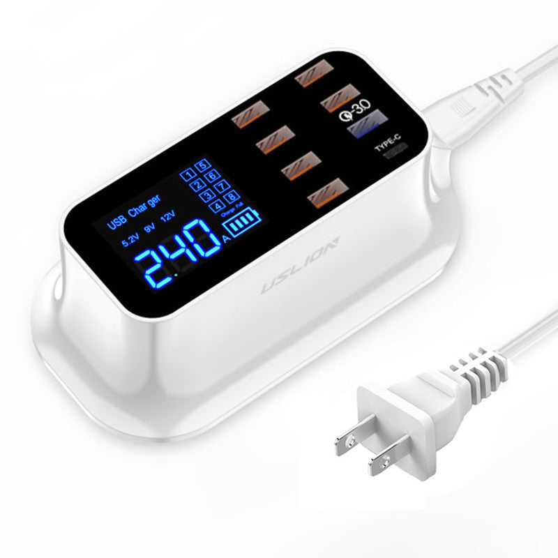 PD18W Smart Digital Power Strip with Fast Charging & Multiple USB Ports