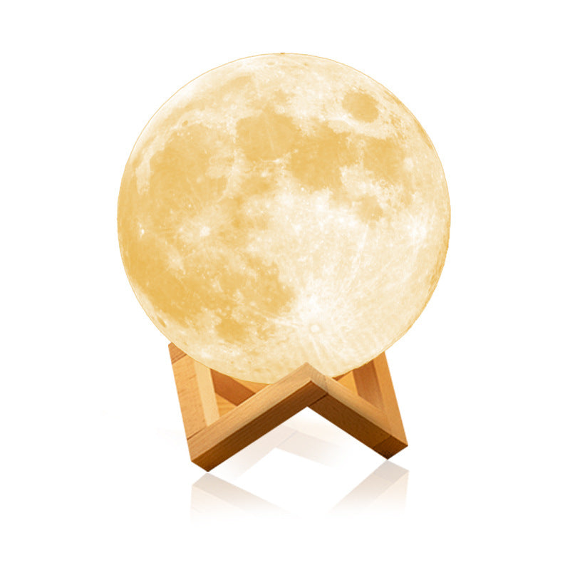Smart Moon Lamp with Remote Control – Rechargeable Bedside Night Light