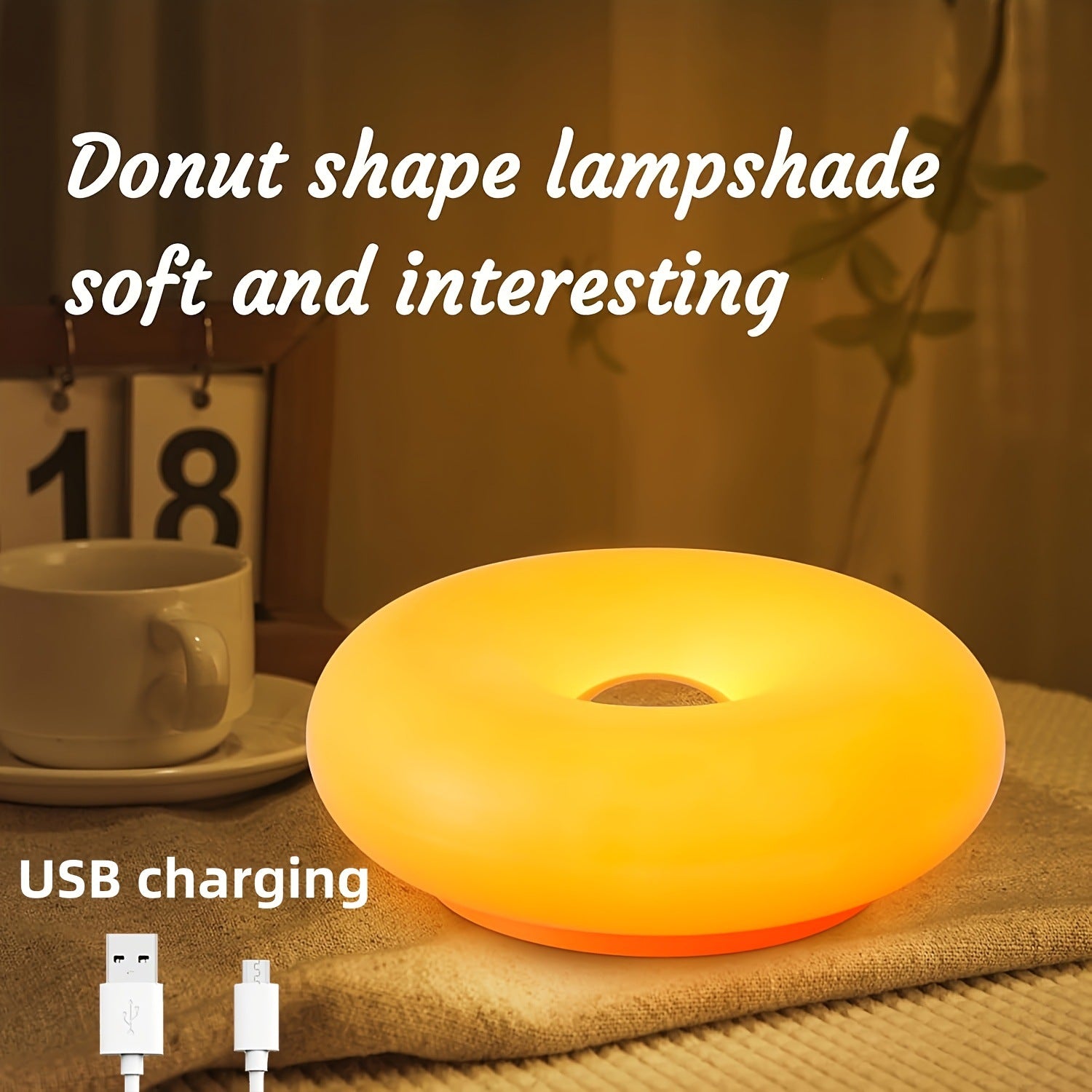 Antique Touch 3-Color Dimmable Ambient LED Table Lamp