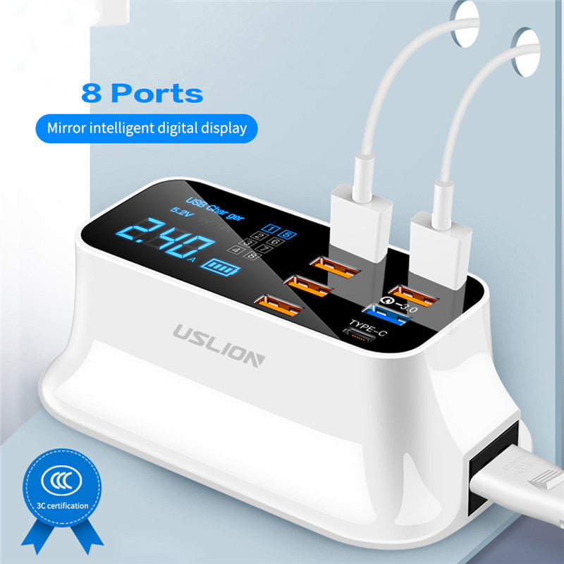 PD18W Smart Digital Power Strip with Fast Charging & Multiple USB Ports