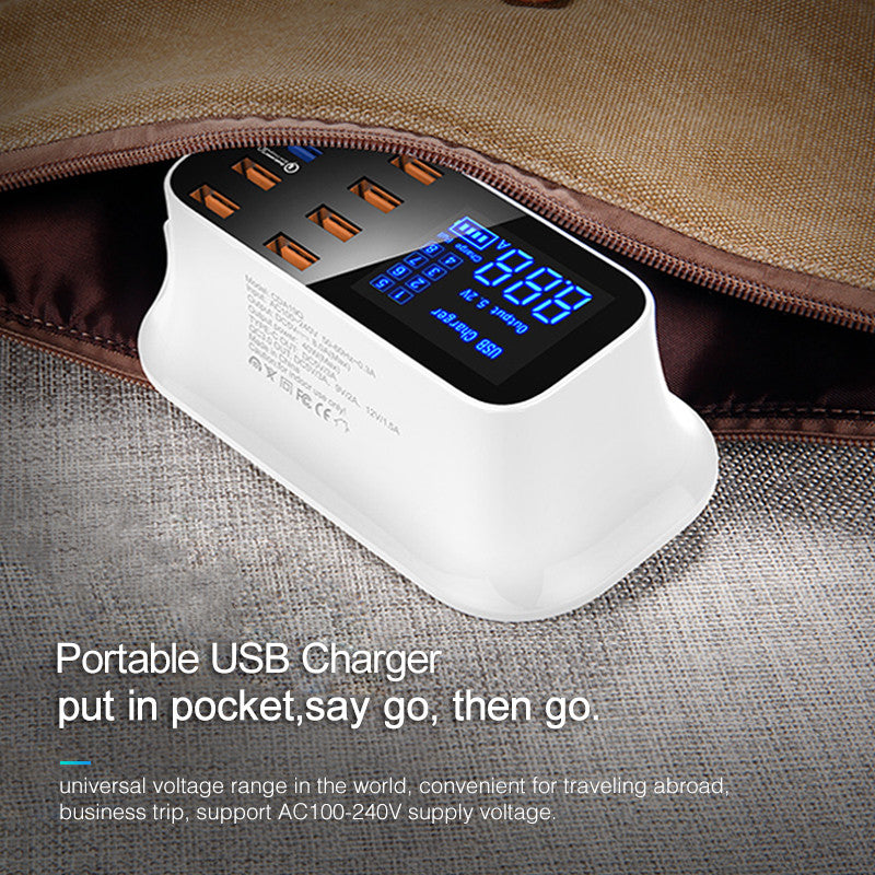 PD18W Smart Digital Power Strip with Fast Charging & Multiple USB Ports