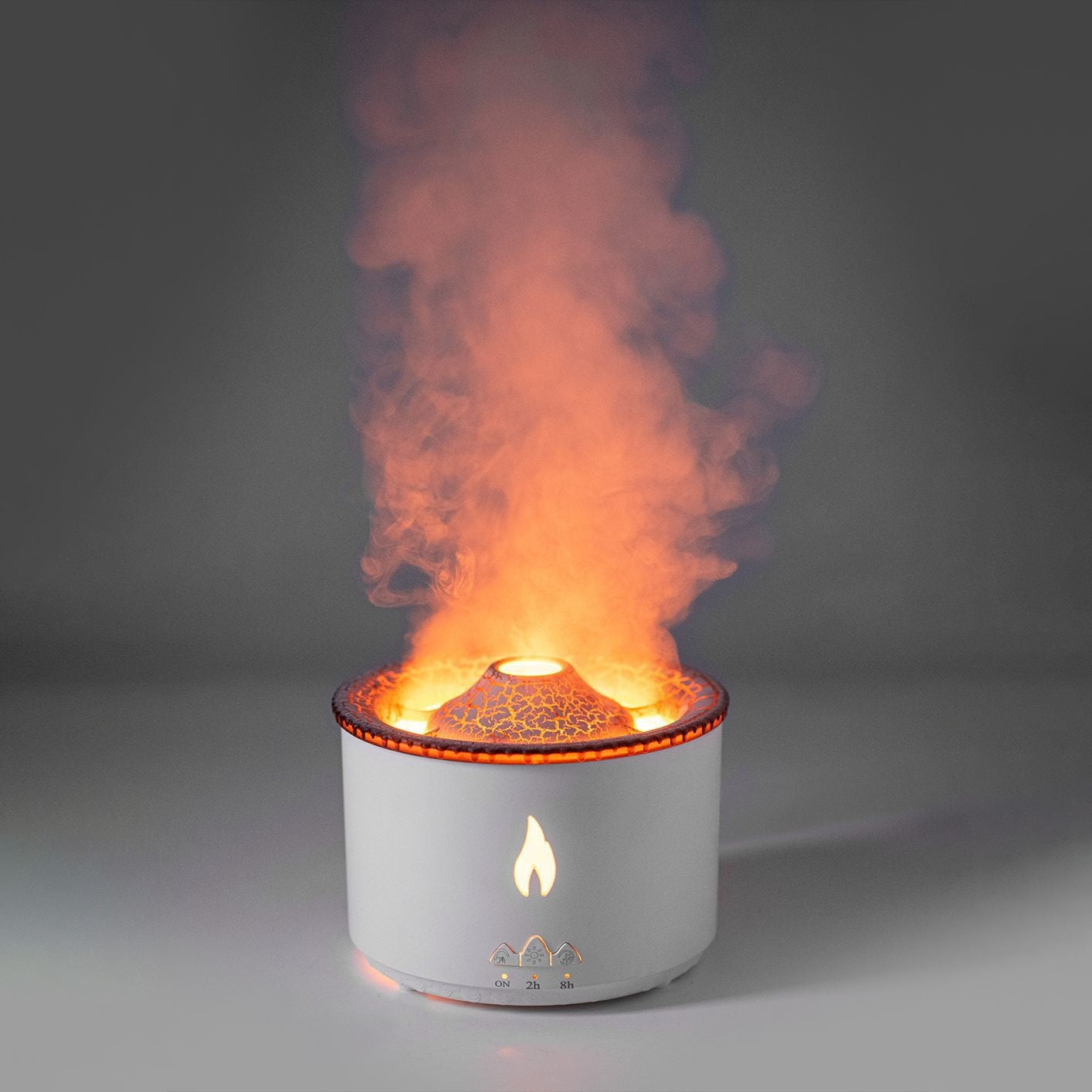 Creative Ultrasonic Volcano Flame Aromatherapy Humidifier & Essential Oil Diffuser