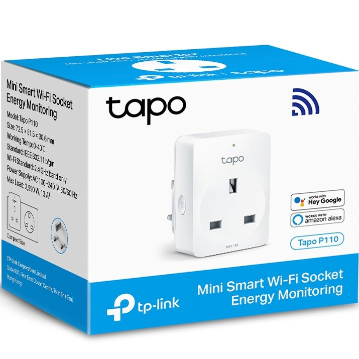 TP-Link Mini WiFi Smart Plug – Remote Control Socket with App & Voice Assistant Support